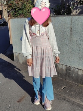 「アイテム（キャミソール）」を使った、asuka_423711さん（レディース・158cm）の秋コーディネート