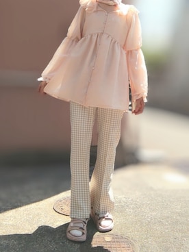 「Allamanda（アラマンダ）のアイテム」を使った、asuka_423711さん（レディース・158cm）の夏コーディネート