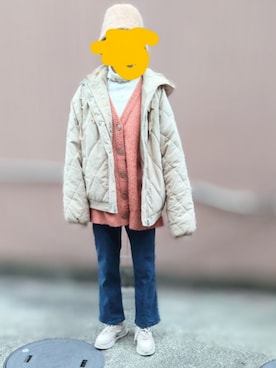 「merry jenny（メリージェニー）のアイテム（ダウンジャケット/コート）」を使った、asuka_423711さん（レディース・158cm）の冬コーディネート