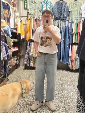 長Linさん(メンズ・177cm)の夏コーディネート