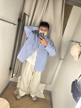 霖さん（メンズ・176cm）の冬コーディネート