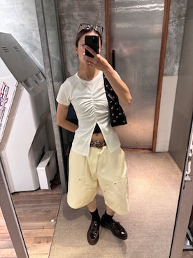 「Dr. Martens（ドクターマーチン）のアイテム」を使った、はるさん（レディース・160cm）の夏コーディネート