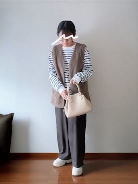 「アイテム（その他ベビーウェア）」を使った、もちいりかさん（レディース・148cm）の秋コーディネート