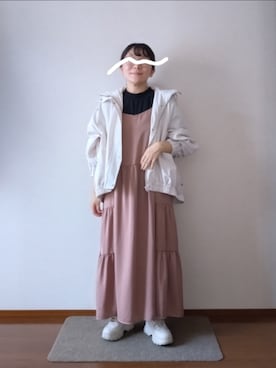 「Zoff（ゾフ）のアイテム」を使った、もちいりかさん（レディース・148cm）の秋コーディネート