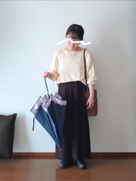 「reca（レカ）のアイテム」を使った、もちいりかさん（レディース・148cm）の春コーディネート