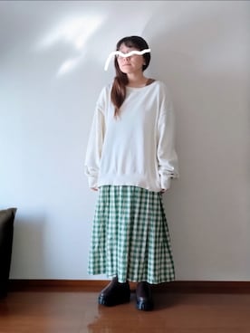 「アイテム（サングラス）」を使った、もちいりかさん（レディース・148cm）の秋コーディネート