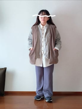 「アイテム（サングラス）」を使った、もちいりかさん（レディース・148cm）の秋コーディネート