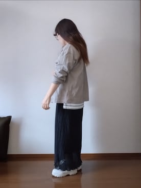 「しまむら（シマムラ）のアイテム」を使った、もちいりかさん（レディース・148cm）の秋コーディネート