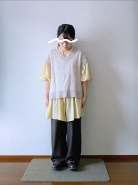 「DISCOAT（ディスコート）のアイテム」を使った、もちいりかさん（レディース・148cm）の秋コーディネート