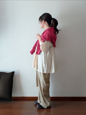 「GLOBAL WORK（グローバルワーク）のアイテム」を使った、もちいりかさん（レディース・148cm）の春コーディネート