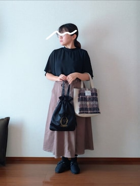 「アイテム（その他ルームウェア）」を使った、もちいりかさん（レディース・148cm）の秋コーディネート
