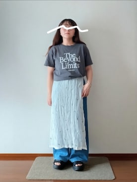 「reca（レカ）のアイテム」を使った、もちいりかさん（レディース・148cm）の夏コーディネート