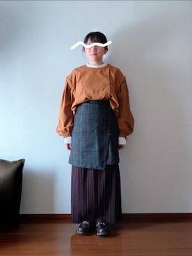 「reca（レカ）のアイテム」を使った、もちいりかさん（レディース・148cm）の冬コーディネート