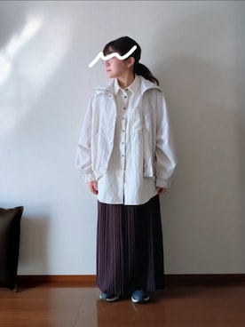 「DISCOAT（ディスコート）のアイテム」を使った、もちいりかさん（レディース・148cm）の春コーディネート