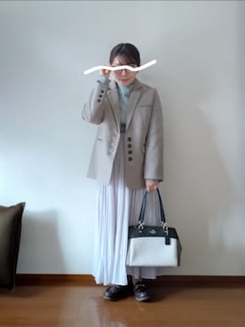 「COACH（コーチ）のアイテム」を使った、もちいりかさん（レディース・148cm）の春コーディネート