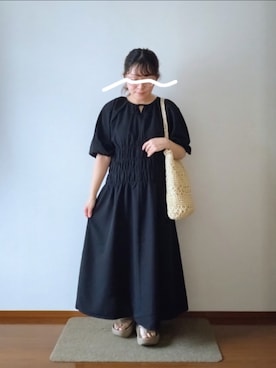 「flower（フラワー）のアイテム」を使った、もちいりかさん（レディース・148cm）の夏コーディネート