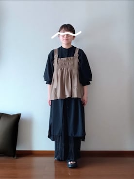 「classicalelf（クラシカルエルフ）のアイテム」を使った、もちいりかさん（レディース・148cm）の春コーディネート