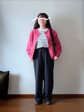 「Bab（バブ）のアイテム」を使った、もちいりかさん（レディース・148cm）の春コーディネート