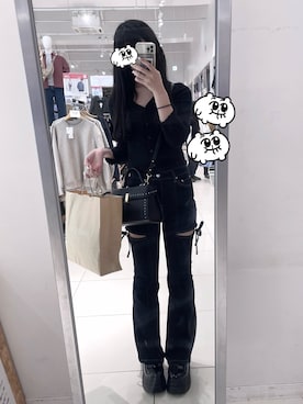 「YOSUKE（ヨースケ）のアイテム」を使った、もさん（レディース・161cm）の春コーディネート