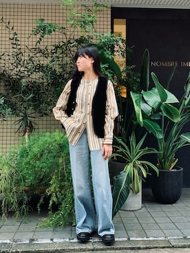 「FIL DE FER（フィルデフェール）のアイテム」を使った、nakamura.さん（レディース・152cm）の秋コーディネート