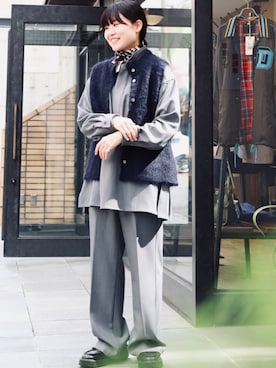 「NOMBRE IMPAIR（ノンブルアンペール）のアイテム」を使った、nakamura.さん（レディース・152cm）の秋コーディネート