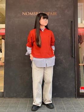 「NOMBRE IMPAIR（ノンブルアンペール）のアイテム」を使った、nakamura.さん（レディース・153cm）の春コーディネート