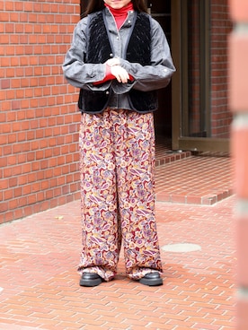 「FIL DE FER（フィルデフェール）のアイテム」を使った、nakamura.さん（レディース・152cm）の秋コーディネート