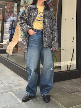「アイテム（その他アウター）」を使った、nakamura.さん（レディース・152cm）の秋コーディネート
