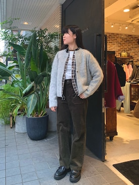 「NOMBRE IMPAIR（ノンブルアンペール）のアイテム（ニット/セーター）」を使った、nakamura.さん（レディース・152cm）の秋コーディネート
