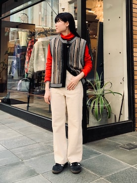 「NOMBRE IMPAIR（ノンブルアンペール）のアイテム」を使った、nakamura.さん（レディース・152cm）の秋コーディネート