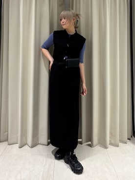 「アイテム（セットアップ）」を使った、ohanasannさん（レディース・166cm）の春コーディネート