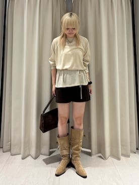 「KBF（ケイビーエフ）のアイテム」を使った、ohanasannさん（レディース・166cm）の秋コーディネート