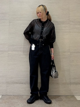 「audrey and john wad（オードリーアンドジョンワッド）のアイテム」を使った、ohanasannさん（レディース・166cm）の秋コーディネート