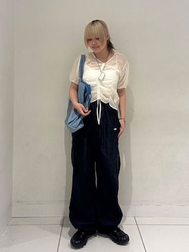 「韓国」｜ohanasannさん（レディース・166cm）の夏コーディネート