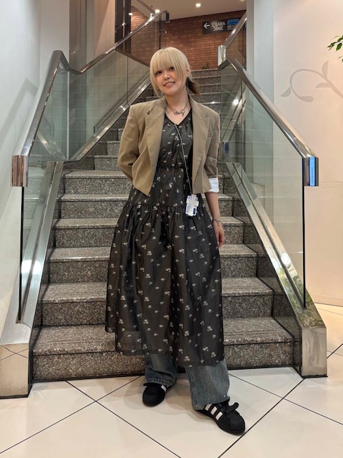 randeboo シアー　ジャガード　ワンピース　ドレス dazzlin ドレス シアーベールジャガードワンピース : ZOZOTOWN
