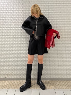 「アイテム（財布/小物）」を使った、ohanasannさん（レディース・166cm）の秋コーディネート