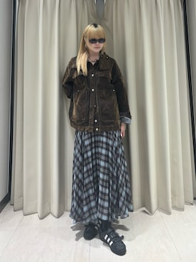 「KBF（ケイビーエフ）のアイテム（ブルゾン）」を使った、ohanasannさん（レディース・166cm）の春コーディネート