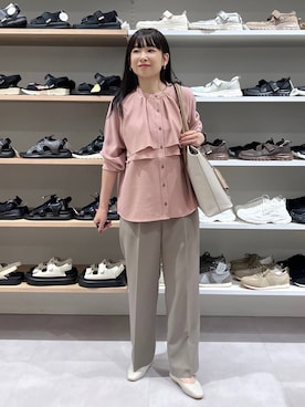 「アイテム（アクセサリー）」を使った、saoさん（レディース・157cm・30代）の秋コーディネート