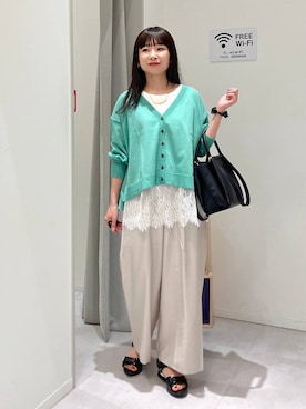 saoさん（レディース・157cm）の春コーディネート