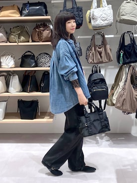 「アイテム（ピアス（両耳用））」を使った、saoさん（レディース・157cm・40代）の秋コーディネート