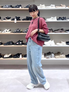 「アイテム（ピアス（両耳用））」を使った、saoさん（レディース・157cm）の秋コーディネート