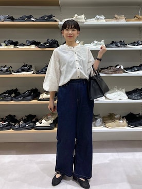 「アイテム（ヘアアクセサリー）」を使った、saoさん（レディース・157cm・40代）の夏コーディネート