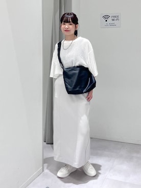 「GLOBAL WORK（グローバルワーク）のエアかるコートスニーカー/135742（スニーカー）」を使った、saoさん（レディース・157cm・40代）の夏コーディネート