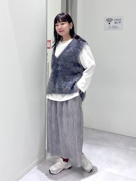 「アイテム（ショルダーバッグ）」を使った、saoさん（レディース・157cm・40代）の秋コーディネート