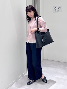 「アイテム（アクセサリー）」を使った、saoさん（レディース・157cm・40代）の秋コーディネート