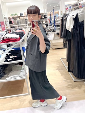 「アイテム（タンクトップ）」を使った、saoさん（レディース・157cm・30代）の夏コーディネート