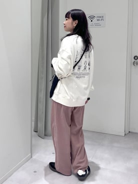 「アイテム（ピアス（両耳用））」を使った、saoさん（レディース・157cm・40代）の秋コーディネート
