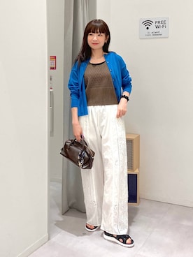 「GLOBAL WORK（グローバルワーク）のアイテム」を使った、saoさん（レディース・157cm）の夏コーディネート