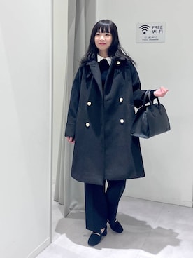 「アイテム（ローファー）」を使った、saoさん（レディース・157cm・40代）の秋コーディネート