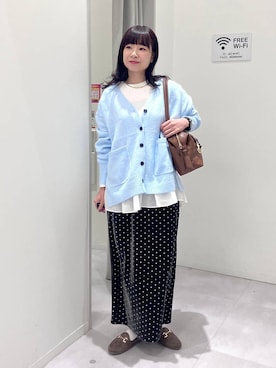 「アイテム（ローファー）」を使った、saoさん（レディース・157cm・40代）の秋コーディネート